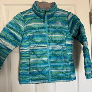 Girls The North Face coat. Size small (7/8)